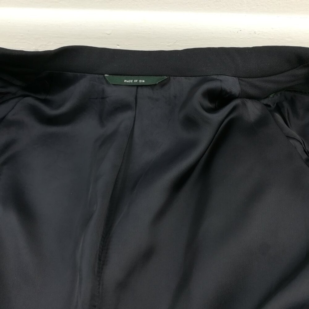 Brooks Brothers Loro Piana Blazer Country Club Wool Gold Button Blue 44R US Made - Picture 10 of 15